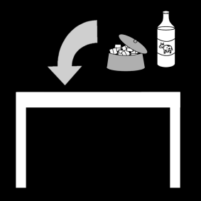 lay the coffee table